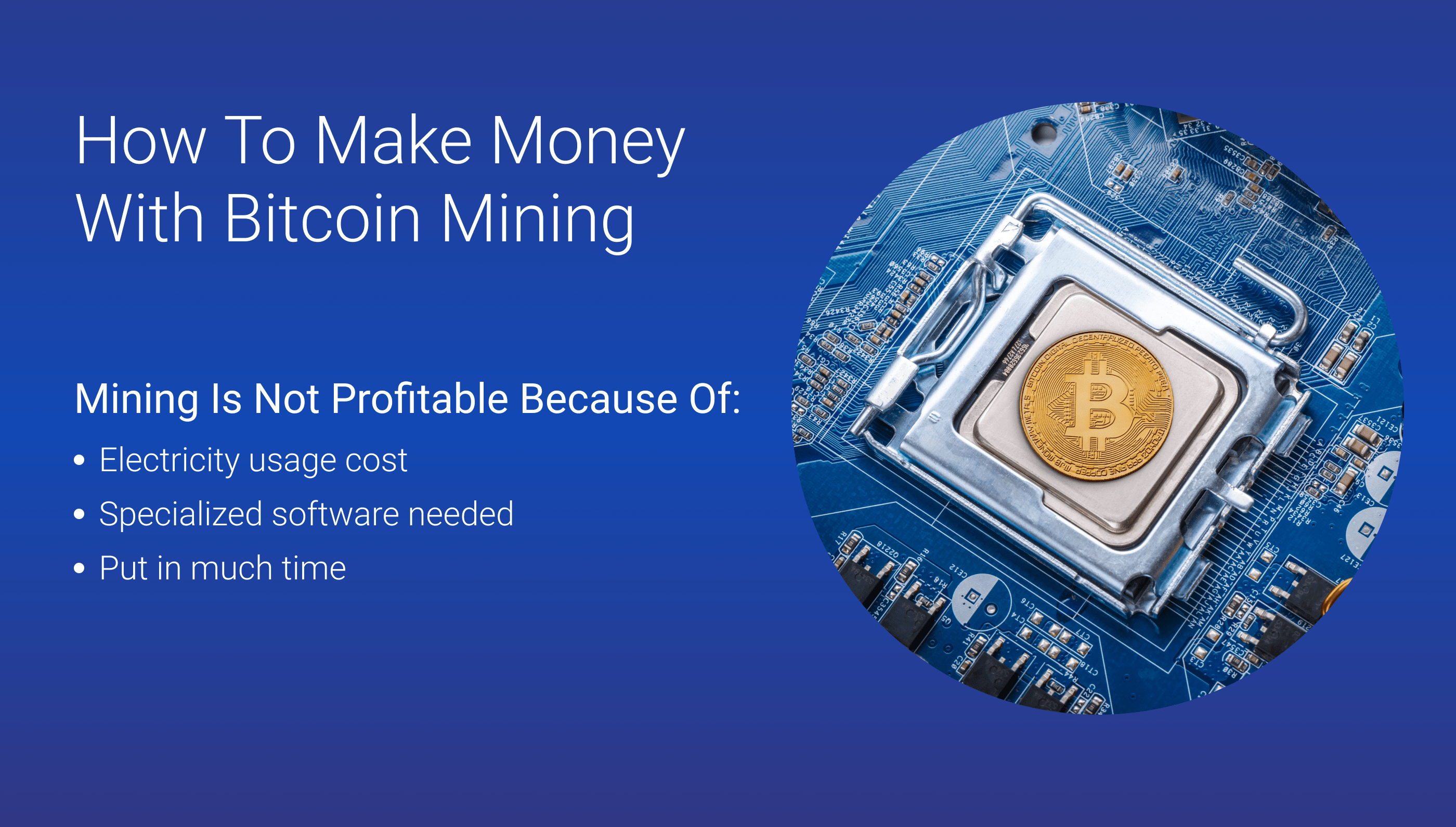 how to make money with bitcoin mining