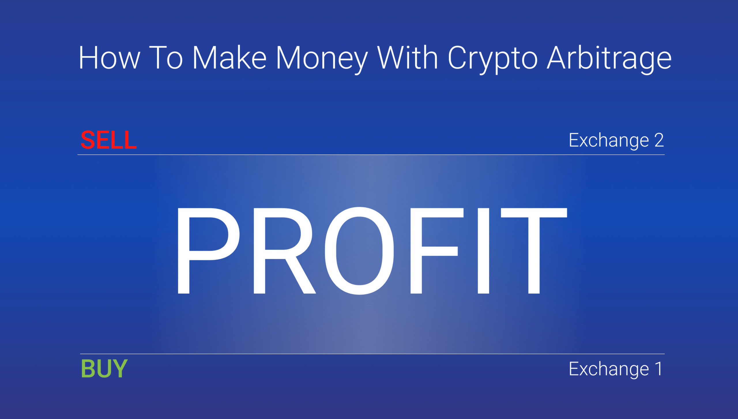 how to make money with crypto arbitrage