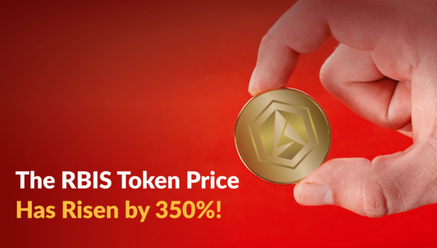 The RBIS Token Price Has Risen by 350%