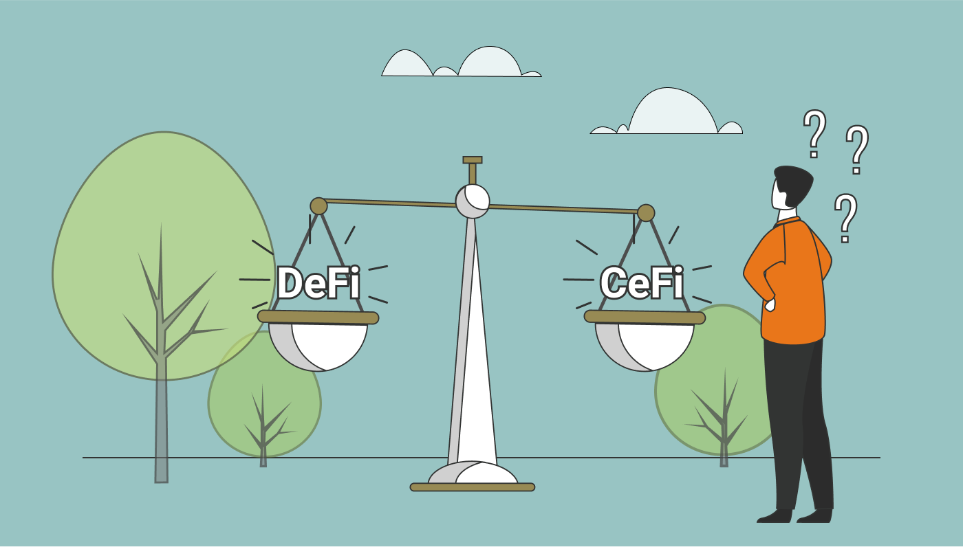 DeFi vs CeFi Main Differences