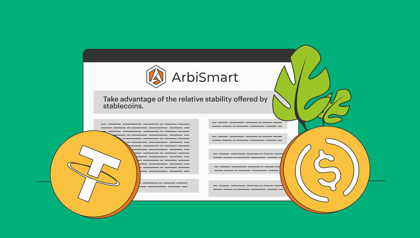 holding stablecoins with Arbismart